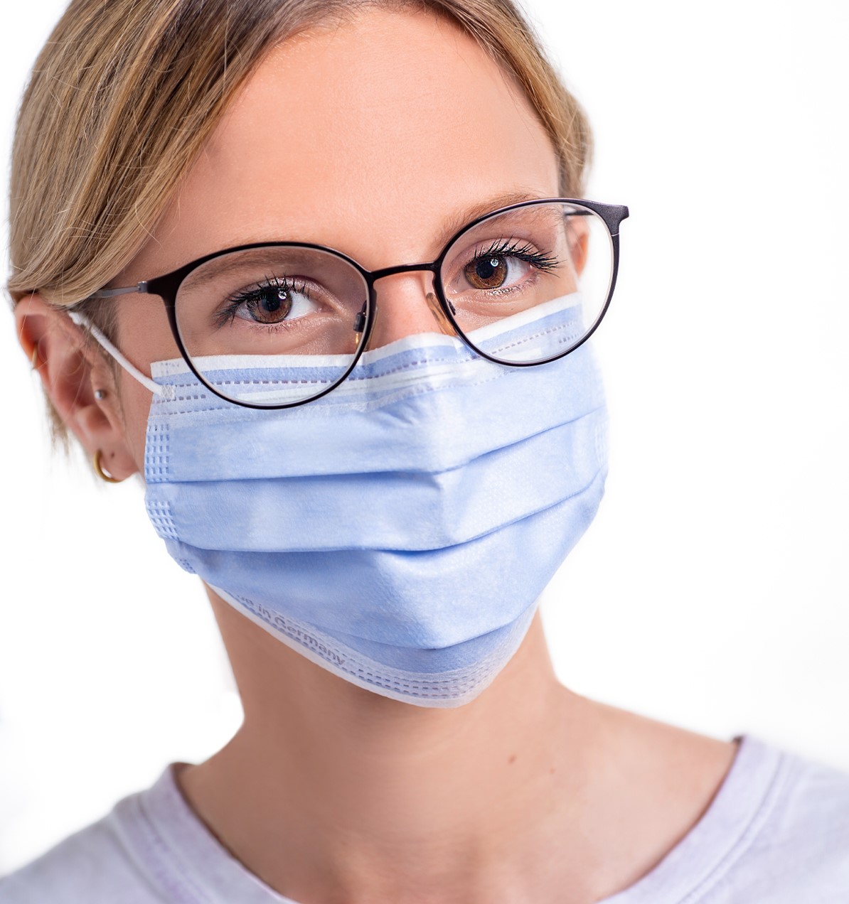 Medizinische Einweg OP-Masken 50 Stk. - Blau